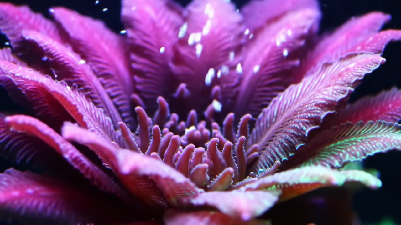 Vibrant Purple Aquarium Plant