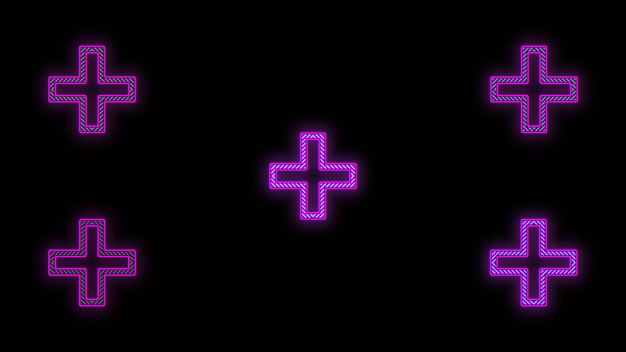 新光紫色, 附加符號圖案在行中