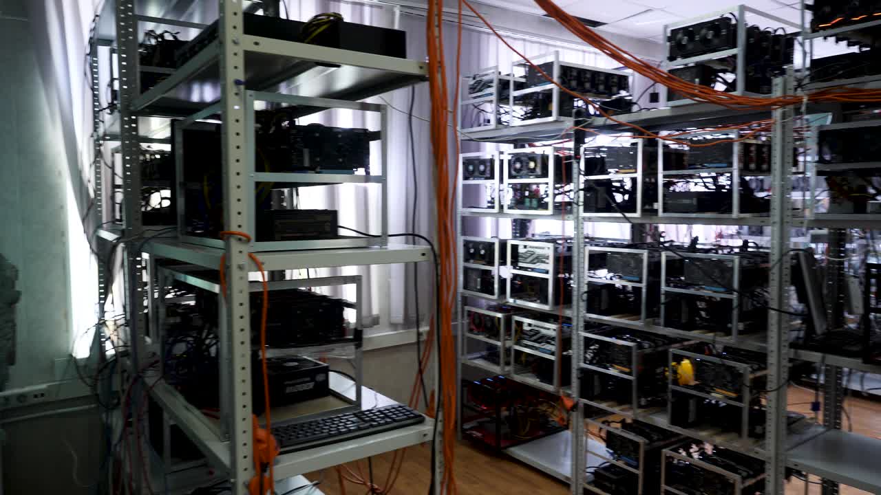 instalación de minería de criptografía