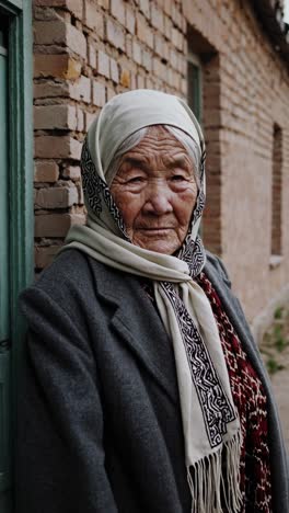 portrait of an elderly woman