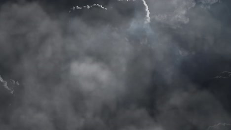 thunderstorm gray scenic cloudscape in  the dark sky