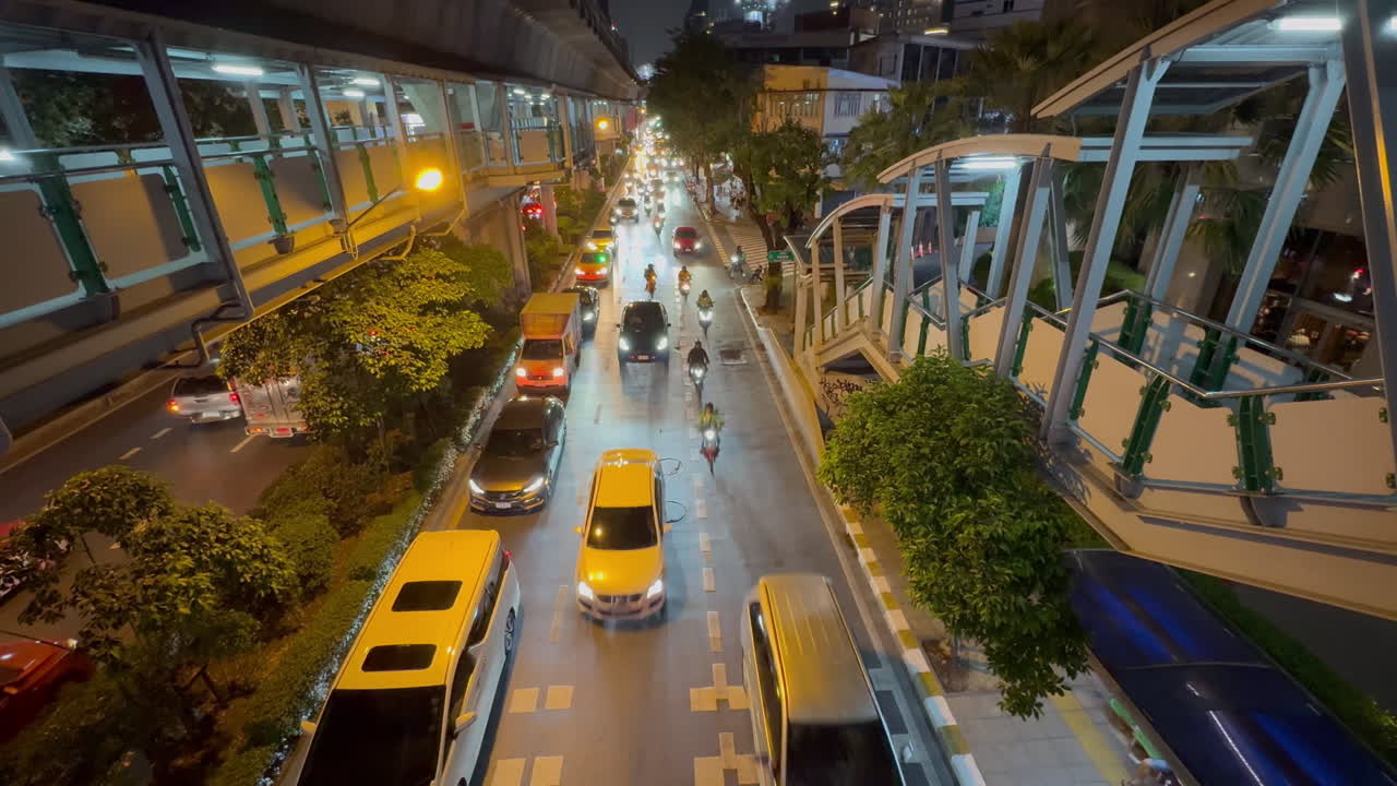 Night Traffic in Bangkok