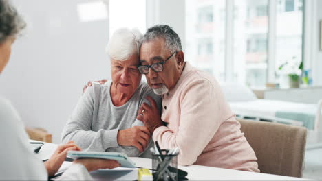 Bad-news,-hug-and-old-woman