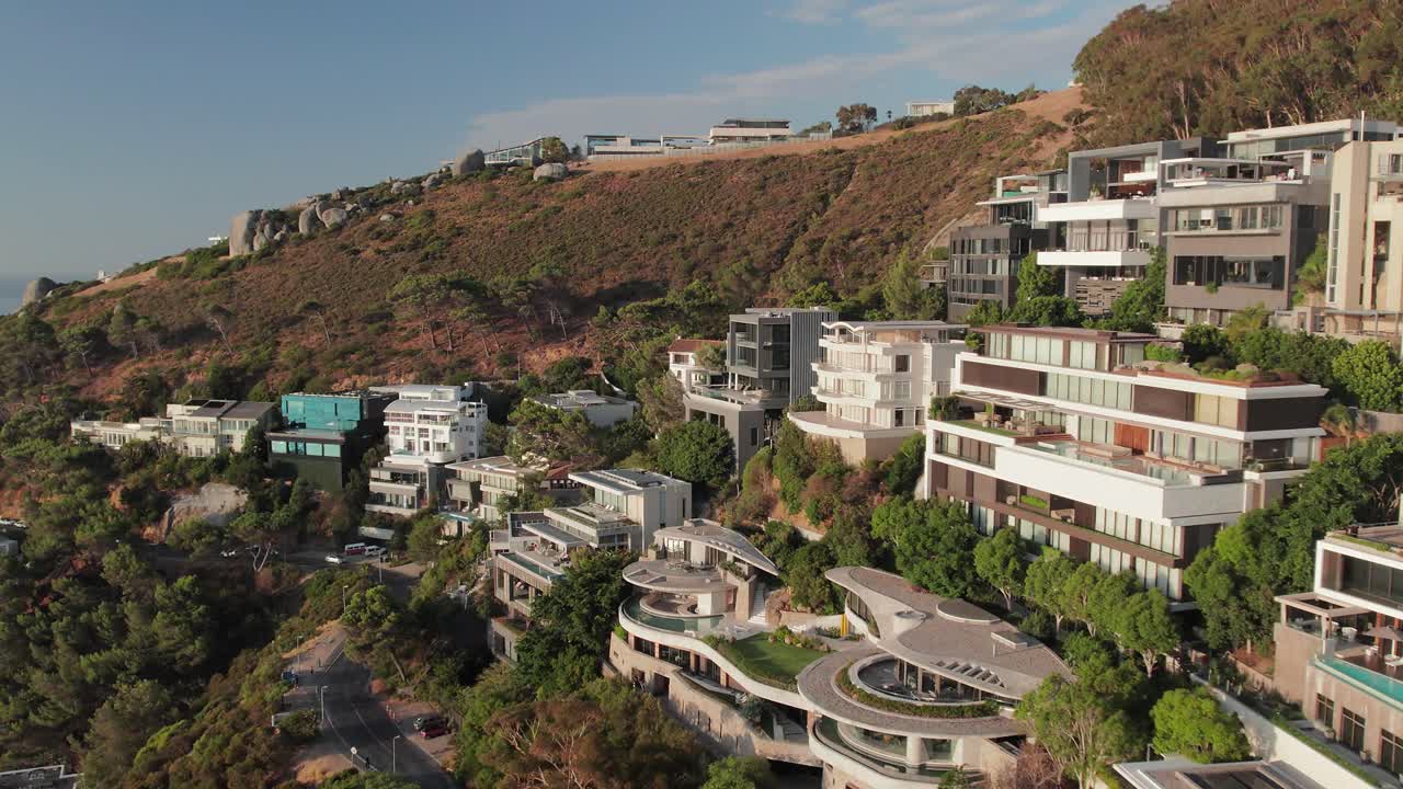 남아프리카 공화국 케이프타운의 클리프턴 해변에 있는 고급스러운 개인 빌라