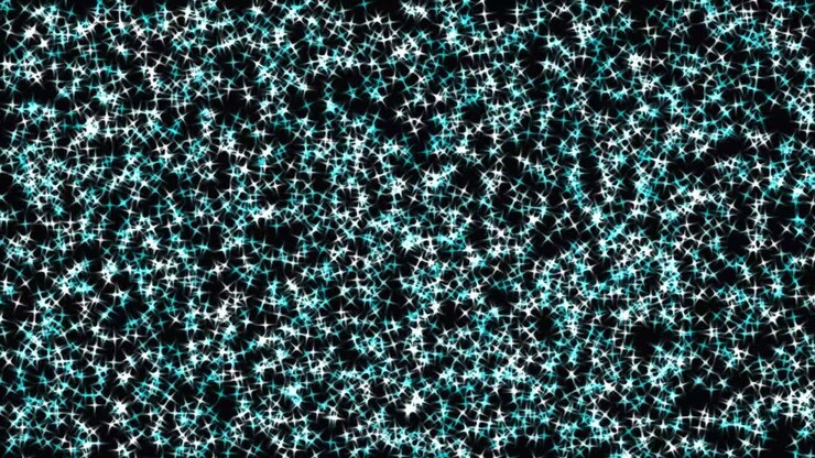 Glitter Shine Star Particle Animation Motion Graphics
