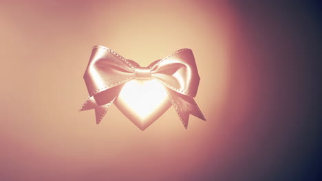 Glowing Heart with Bow