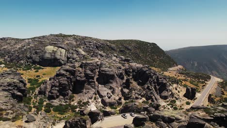 serra da estrela - portugal aerial view