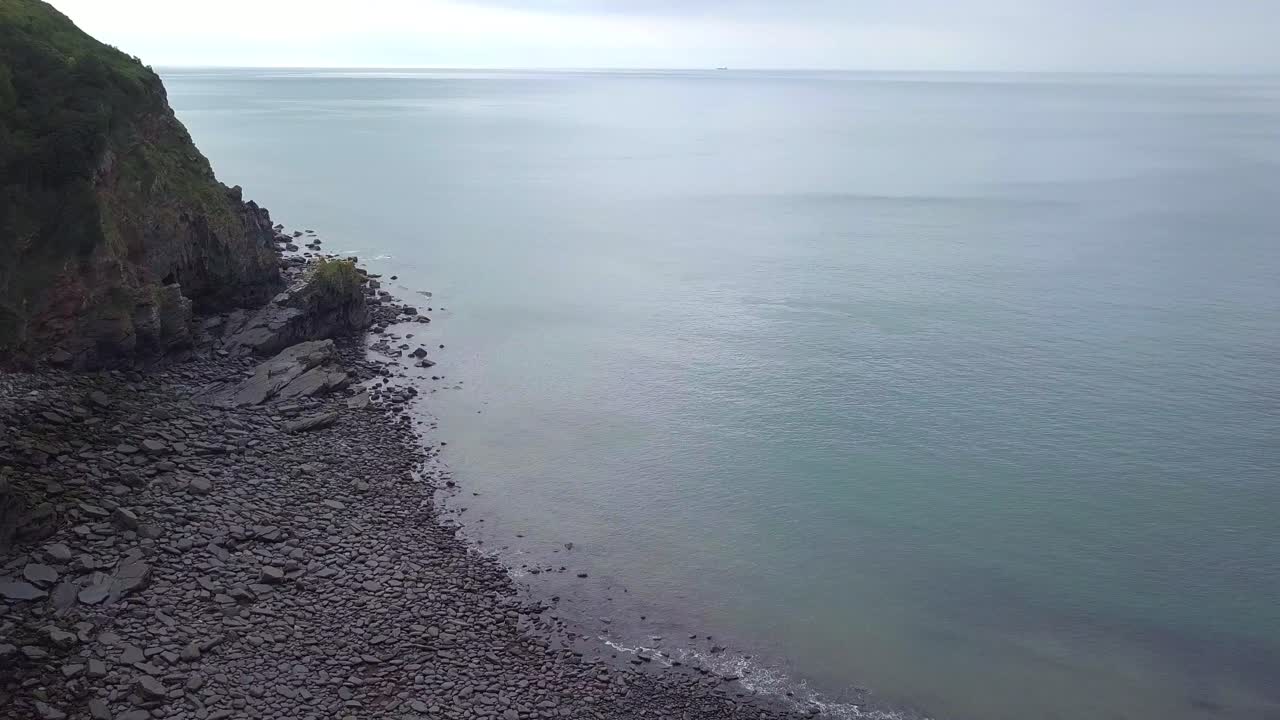 Coastal view with cliffs and ocean