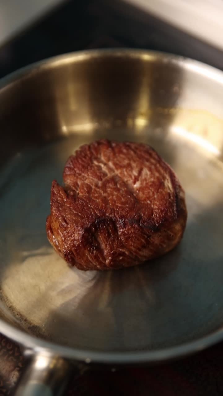 Steak in a pan