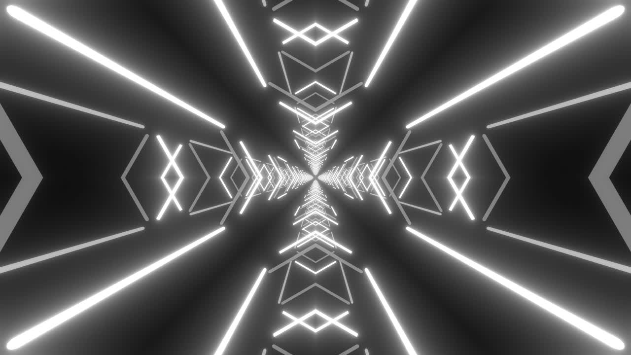 Abstract Neon Tunnel