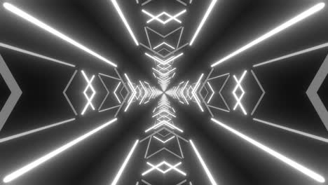 túnel de neón abstracto