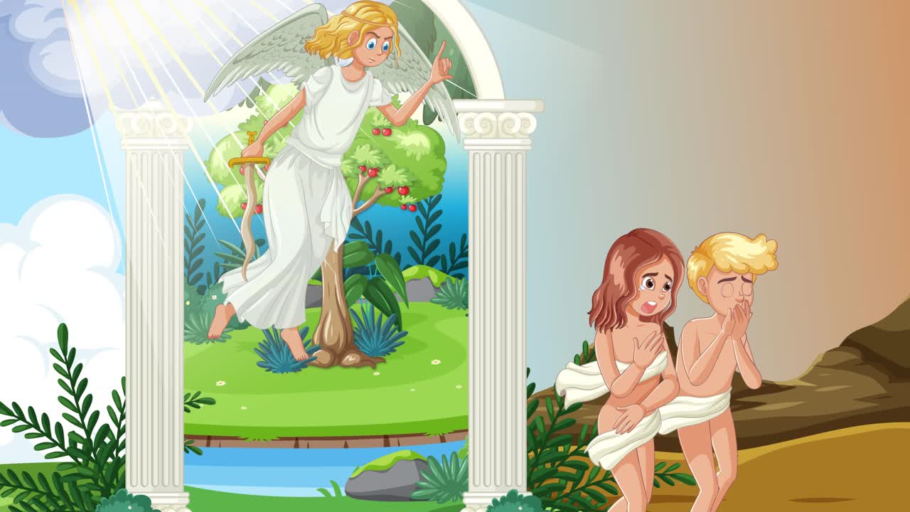 자연 속에서 변화와 마법의 애니메이션 여행.