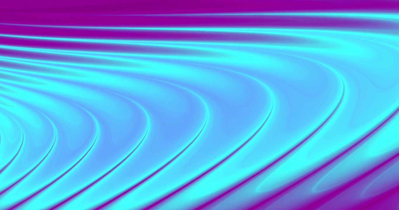 Abstract Motion Background with Cyan and Purple Fluid Waves