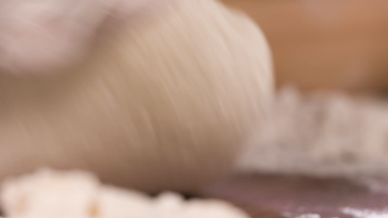 반죽 피자 반죽의 준비