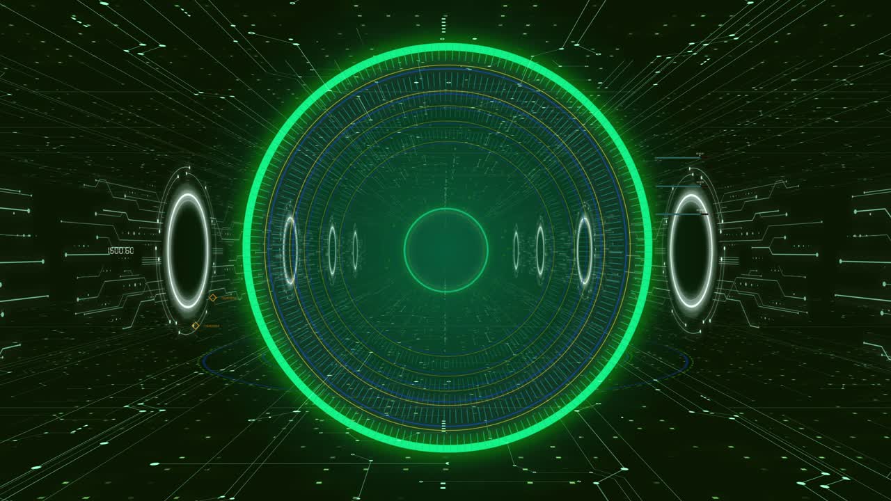 Futuristic Tunnel Animation Experience