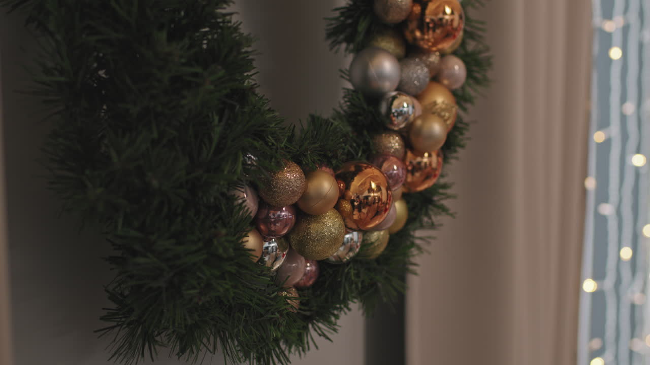 Decorated Christmas Wreath