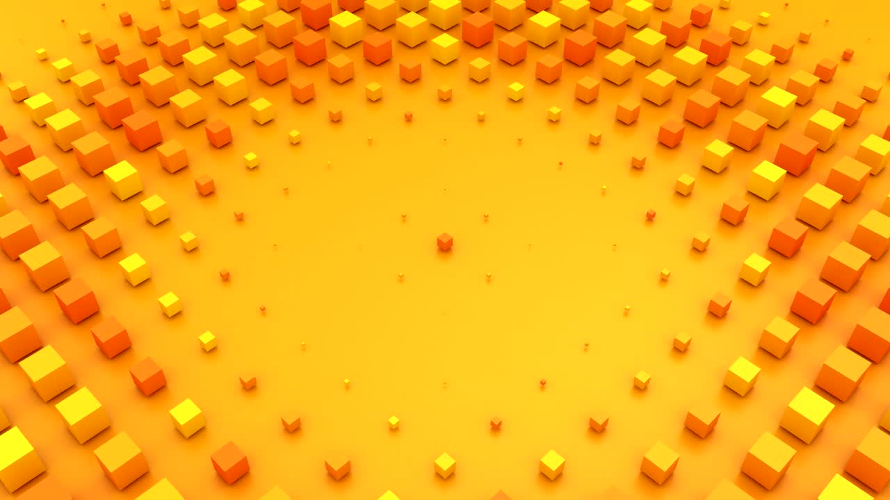 los cubos forman una onda