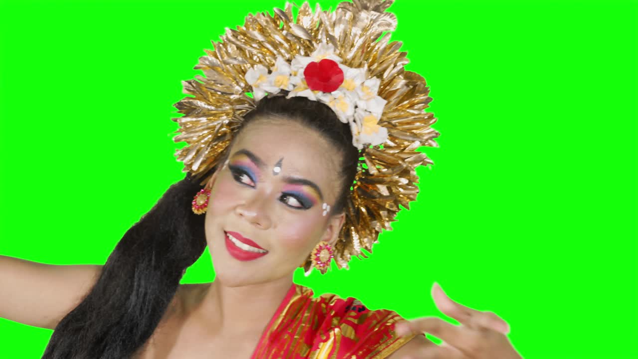 발리 여성 댄서 데트 댄스