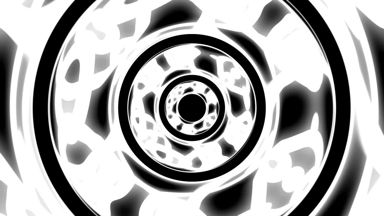 4k abstract spinning modern technology arc reactors neon motion background loop