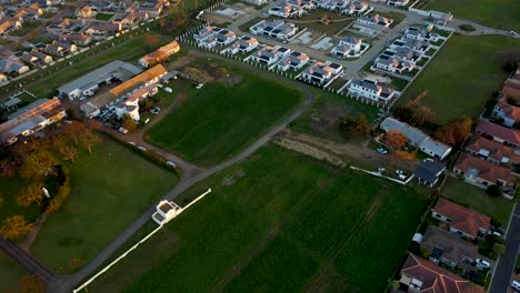 Gated-community-and-urban-sprawl-in-Stellenbosch-outside-Cape-Town,-South-Africa