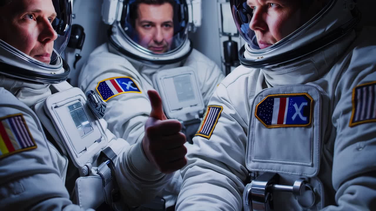 Astronauts in Spacecraft