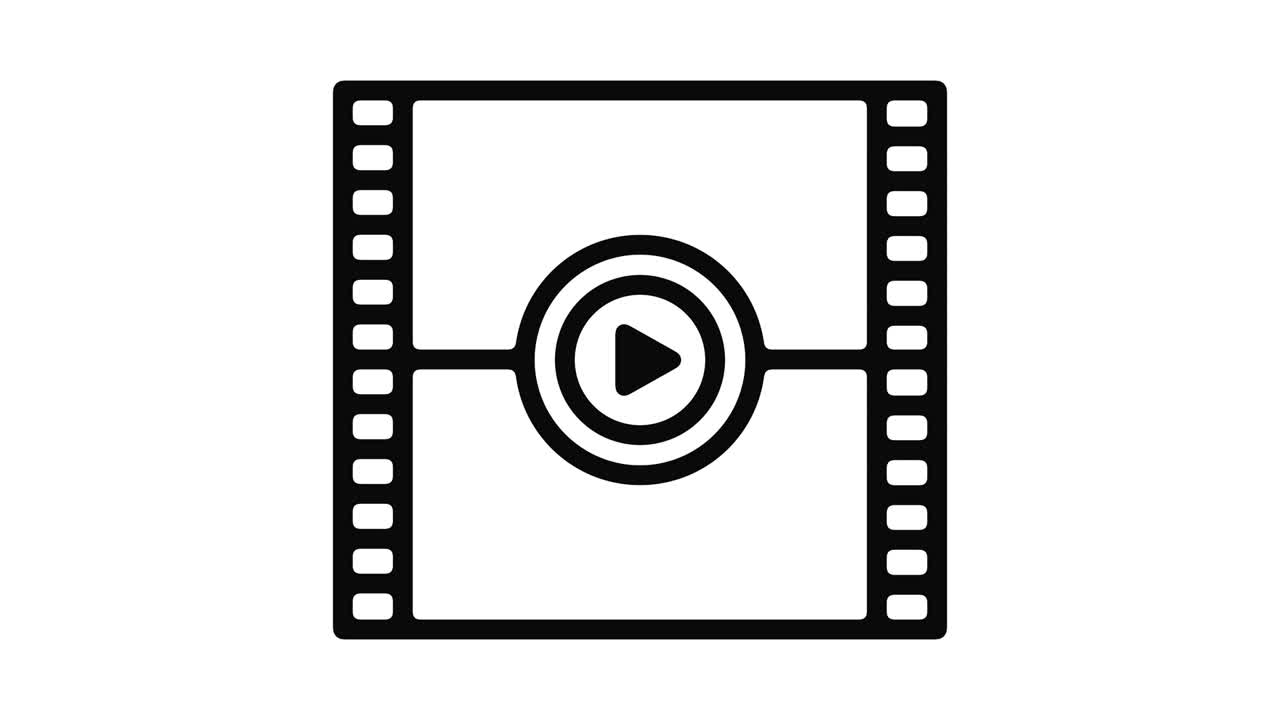 gráfico de movimiento de línea de película