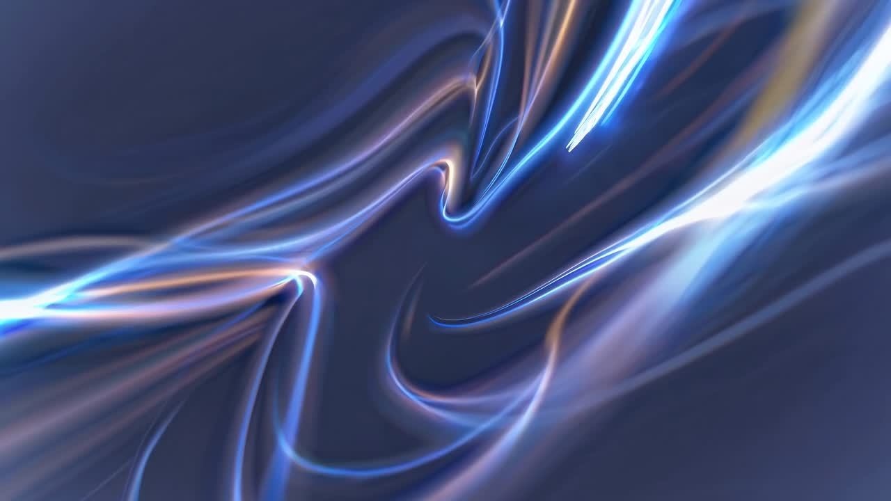 Dynamic Abstract Background of Glowing Blue and Purple Lines