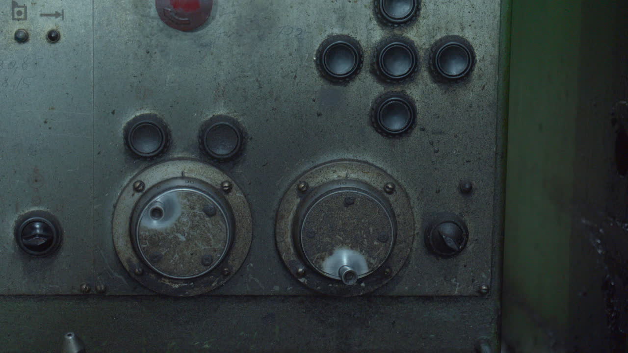 Control Panel of an Old Machine