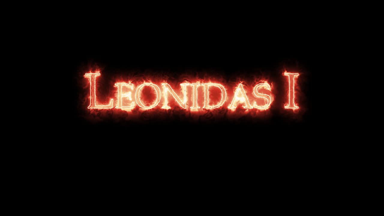leonidas i escrito con fuego.