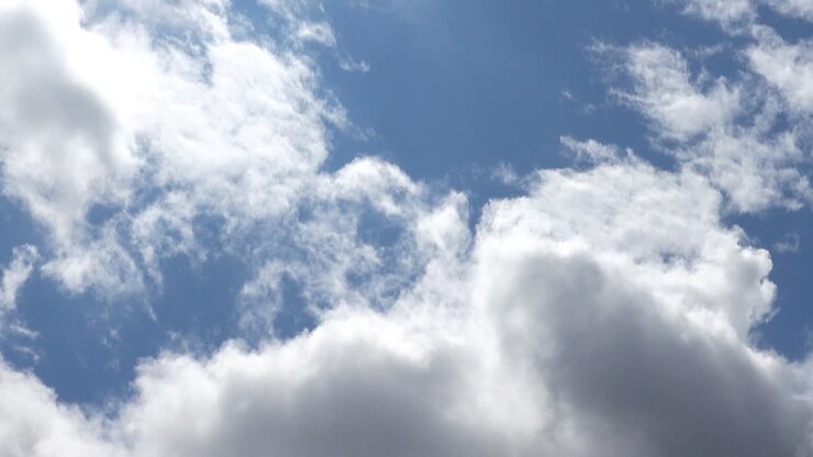 Shooting of clouds in the sky
