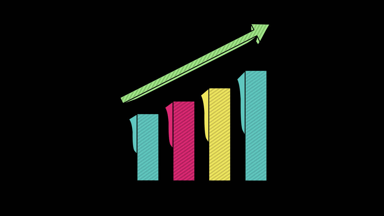 Colorful Growing Bar Chart