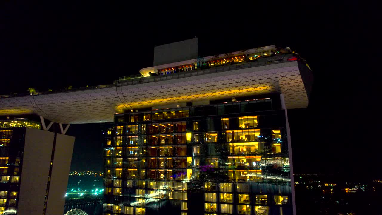 el hotel y casino marina bay sands en singapur, malasia