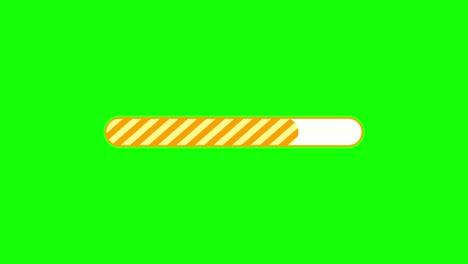 semplice animazione della barra di progressione giallo