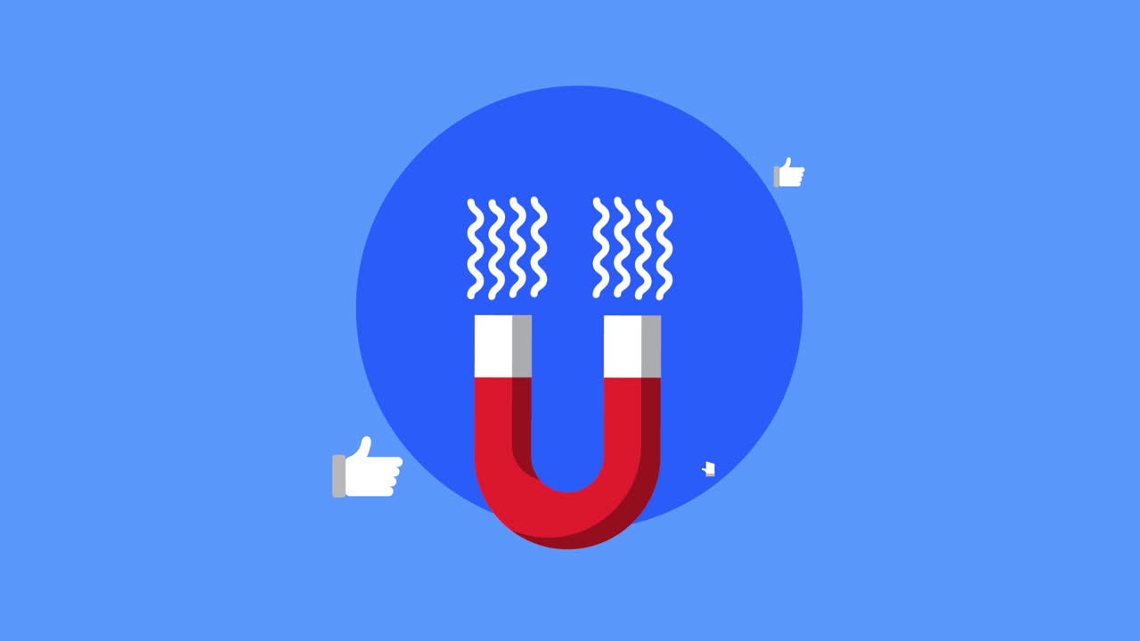social media technology with magnet