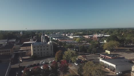 Luftaufnahmen-Von-Shelby-North-Carolina-In-4k