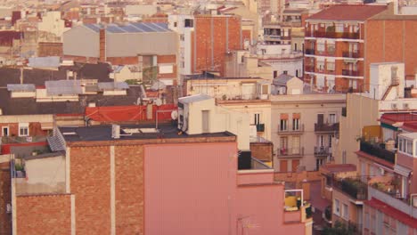 Ländliche-Wohnsiedlungen-Von-Les-Corts-De-Sarria-In-Barcelona,-Spanien