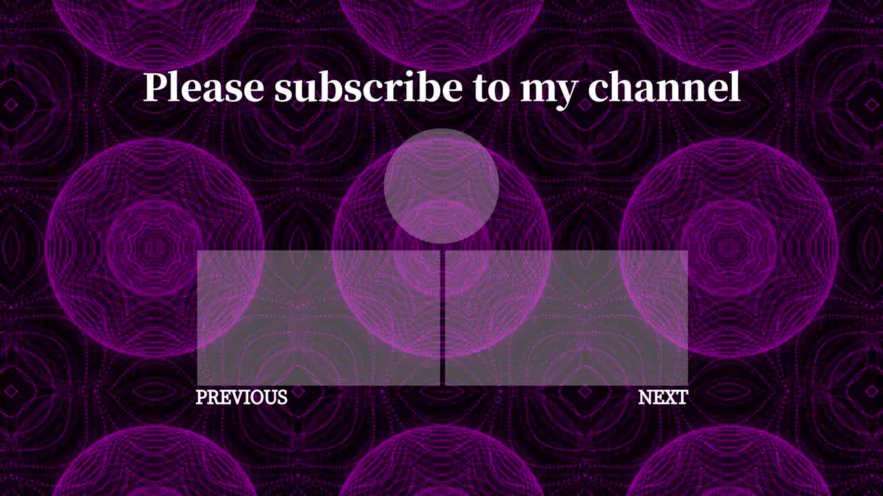 칼레이도스코프 패턴 엔드 카드 엔딩 스크린 모션 그래픽