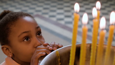 candles in the church