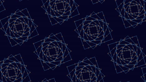 Geometric-blue-line-pattern-on-dark-background