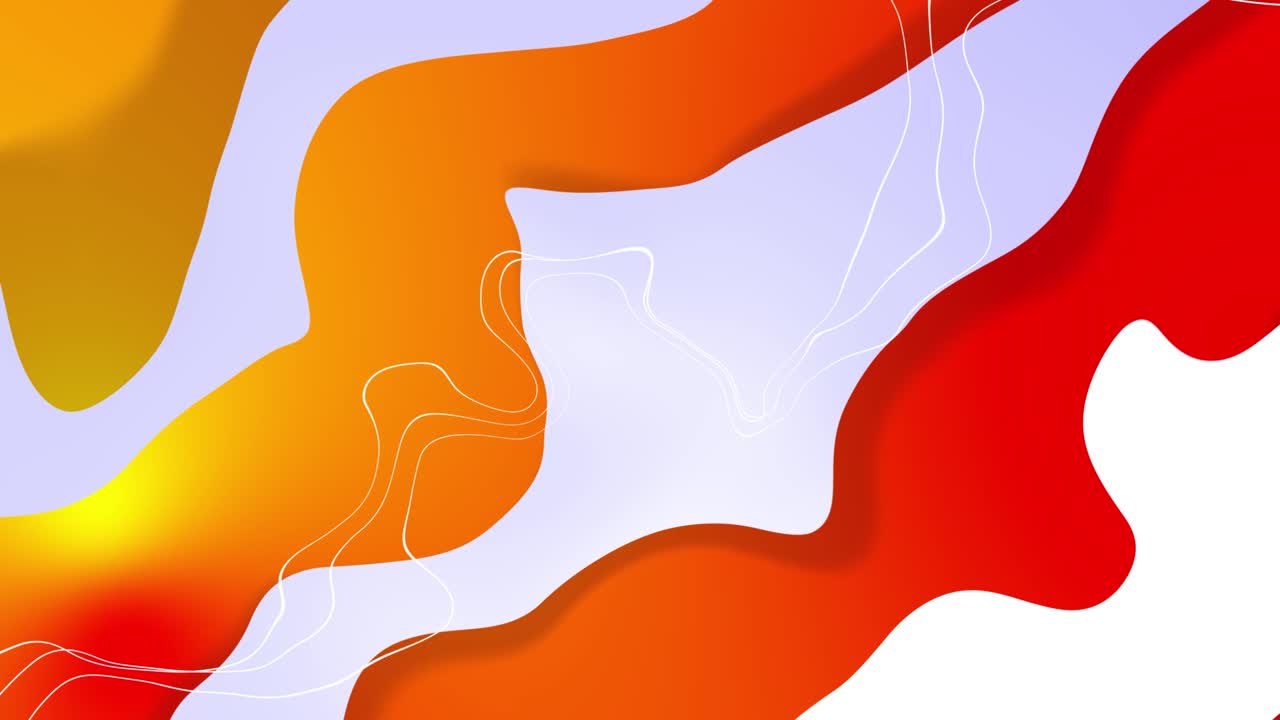 Animated gradient colorful smooth line background.4k seamless loop animation