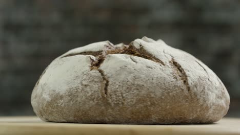 rotating bread on the turntable