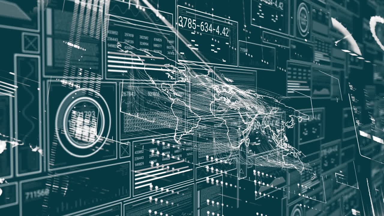 animazione delle statistiche e elaborazione dei dati finanziari