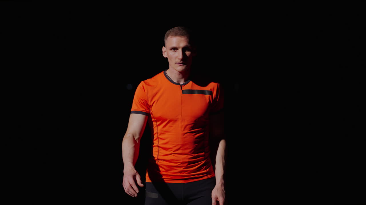 atleta en posición de salida