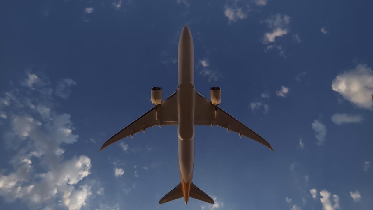 Logistica del Carico Aereo, Aereo in Volo Sopra Container Marittimi.