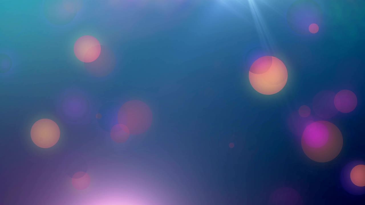 partículas blandas de colores (en bucle)