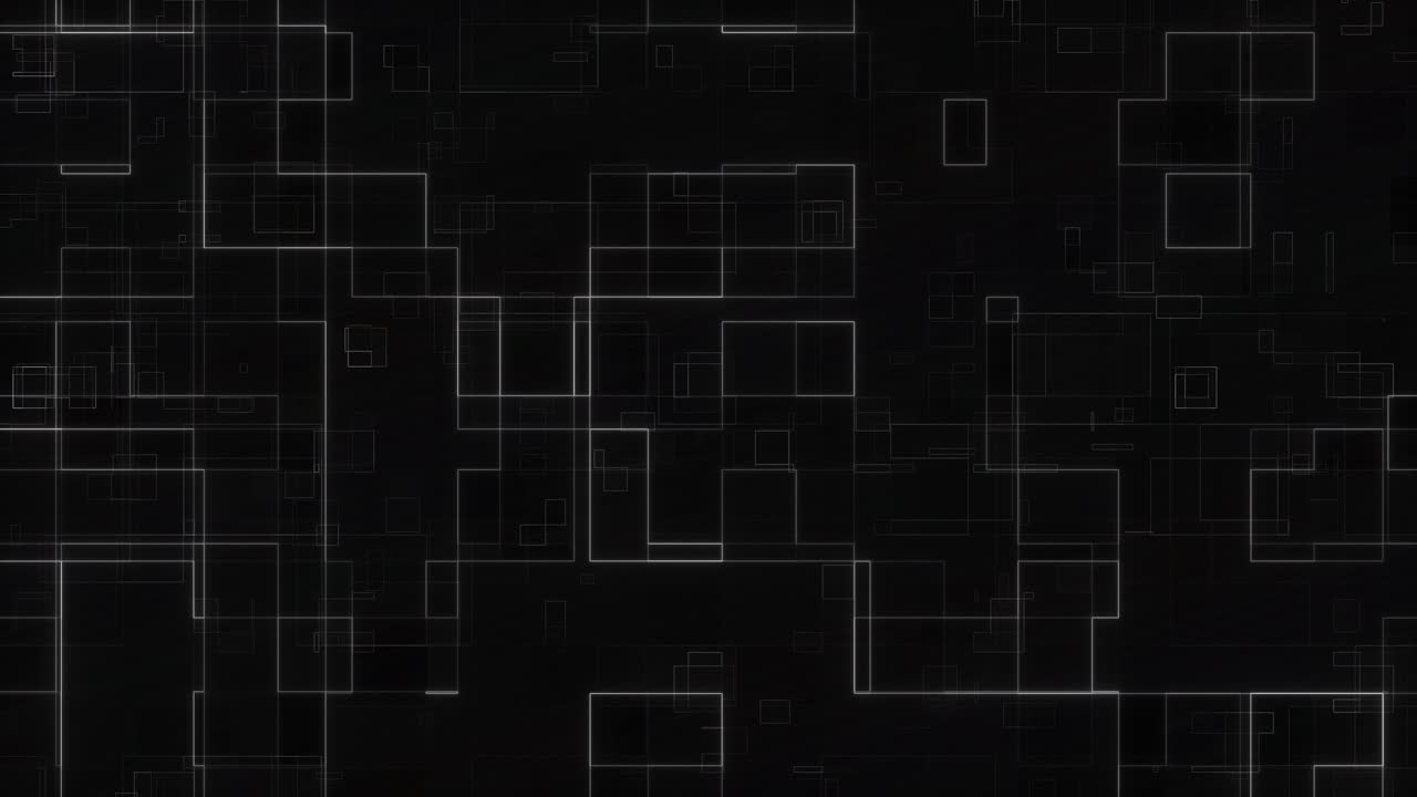 Abstract technology background with moving lines dots network digital data communication digital