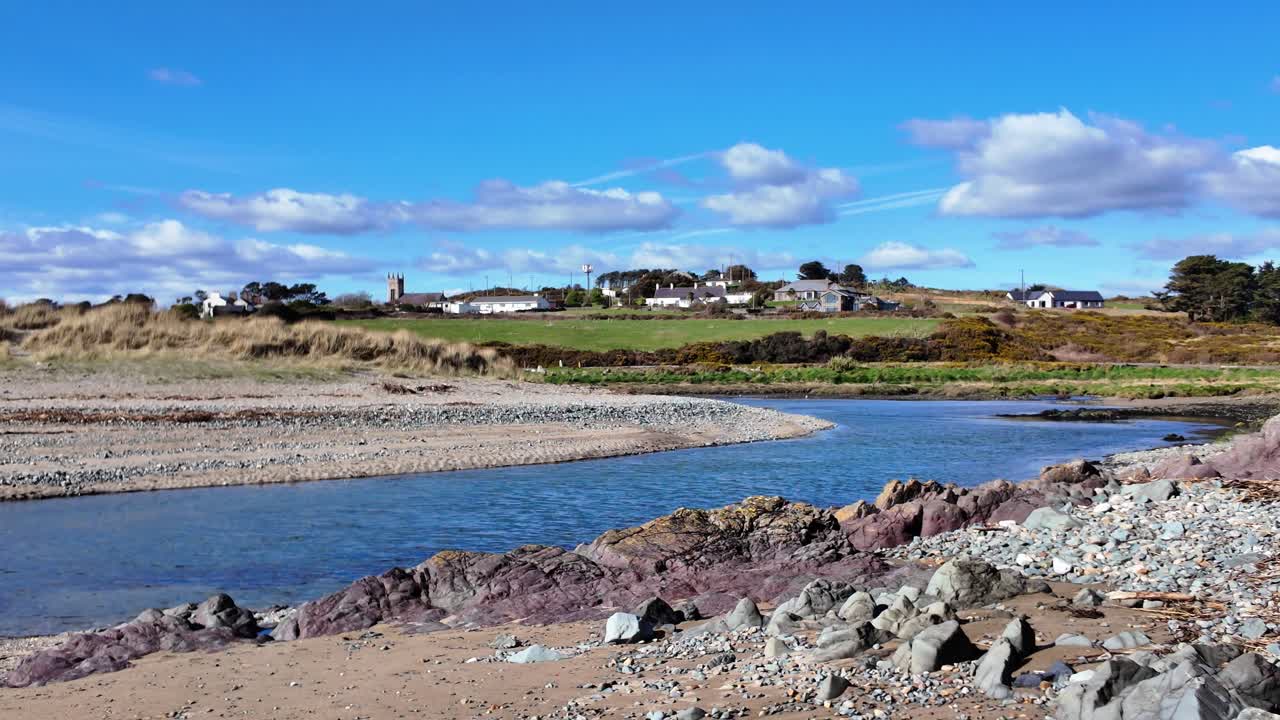 Ireland Epic Locations Bunmahon Village Copper Coast Waterford on a perfect spring morning