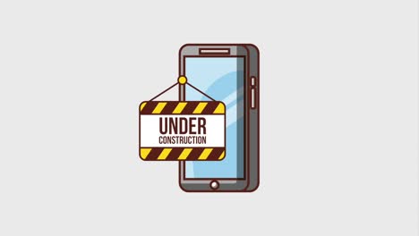 under construction website animation hd