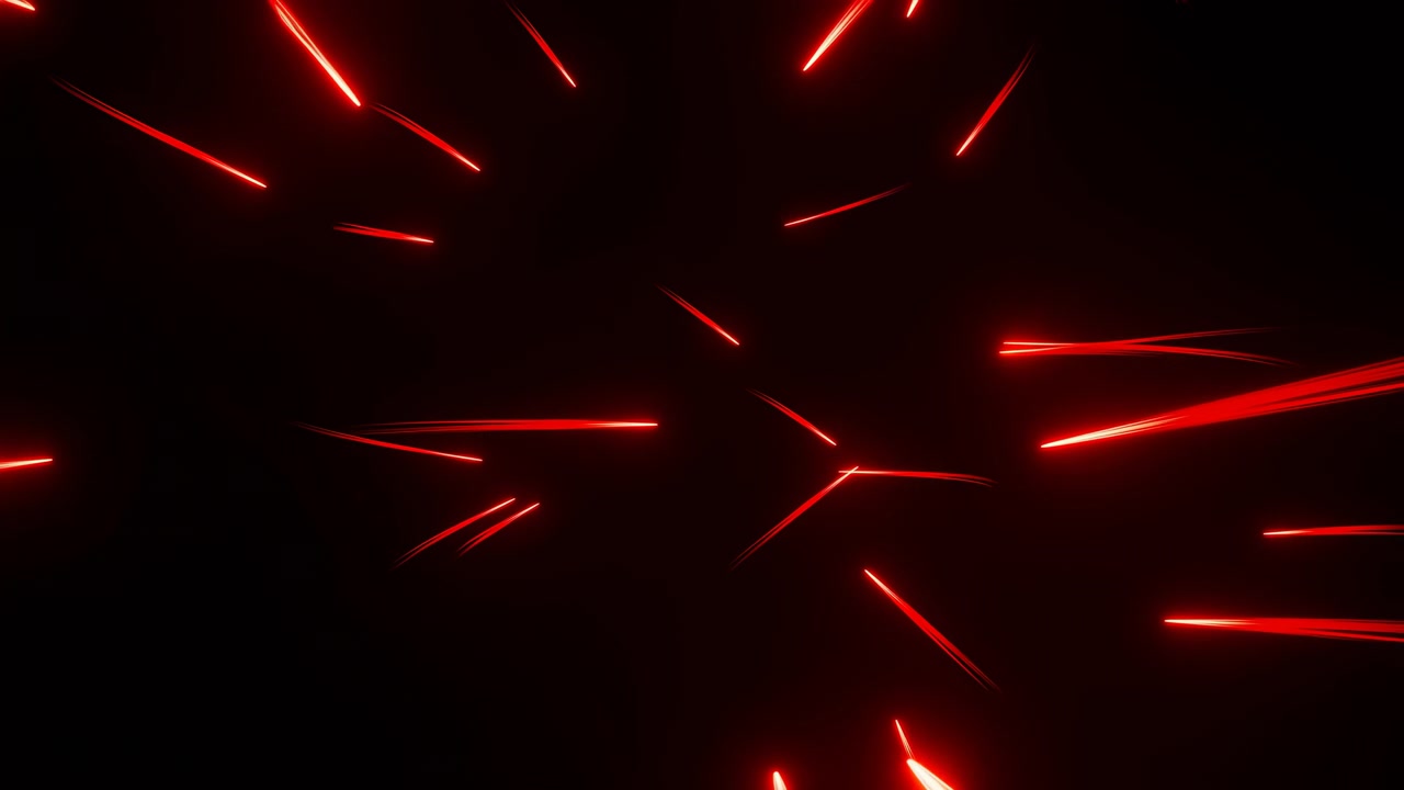 Røde laserstriber fejer hen over billedet, sensoroperatør kalibrerer forsvarsgitter, mens skarpe glimt og hurtige