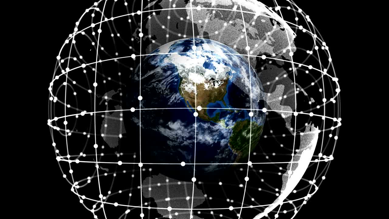 земля, сеть подключения, анимация